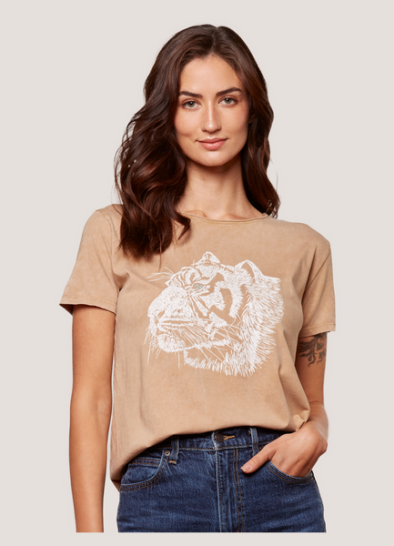 POLERA MUJER TIGRE BLANCO – Dear Tee