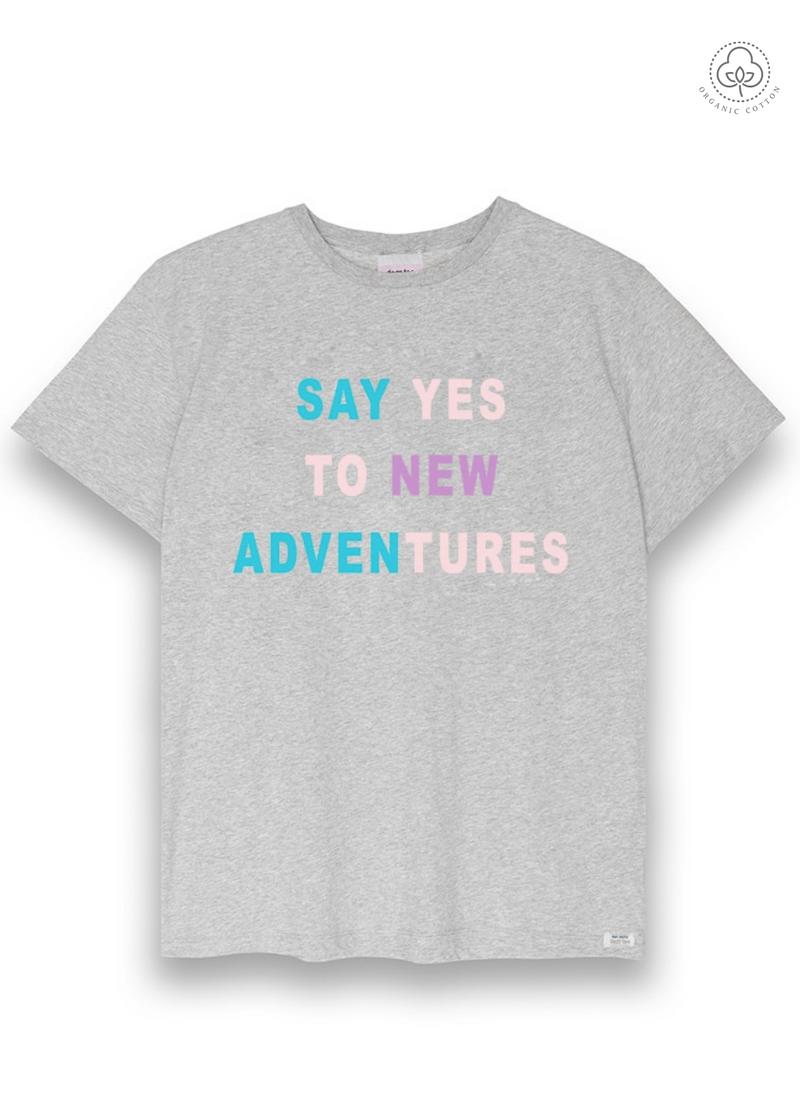 POLERA MUJER SAY YES TO NEW ADVENTURES